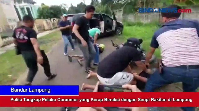 Polisi Tangkap Pelaku Curanmor yang Kerap Beraksi dengan Senpi Rakitan di Lampung