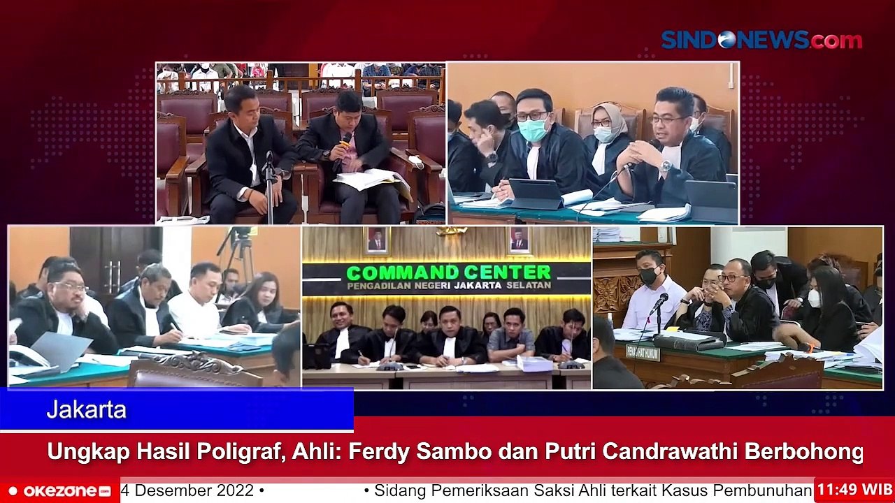 Ungkap Hasil Poligraf, Ahli: Ferdy Sambo dan Putri Candrawathi Berbohong