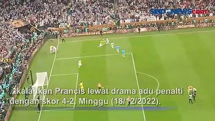 Fans Timnas Tim Tango Menangis Bangga Usai Argentina Juara Piala Dunia 2022