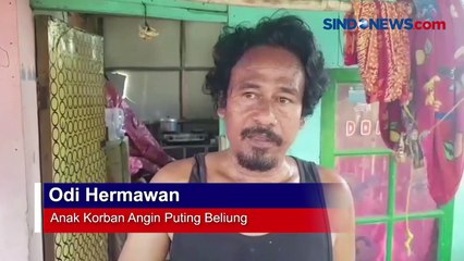 Angin Puting Beliung, Seorang Lansia di BekasiTerluka Tertimpa Reruntuhan Bangunan