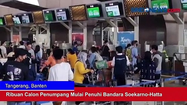 Jelang Libur Nataru, Calon Penumpang Penuhi Bandara Soekarno-Hatta