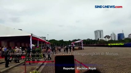 Panglima TNI dan Kapolri Hadiri Apel Ops Lilin 2022 di Monas
