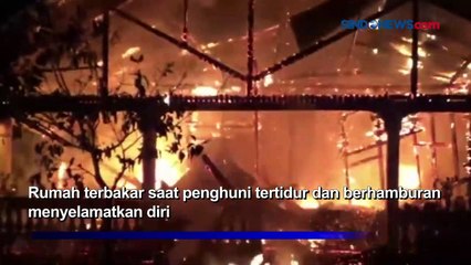 Rumah Dilalap Api di Palangka Raya, Penghuni Berhasil Menyelamatkan Diri
