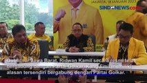 Ridwan Kamil Ungkap Alasannya Gabung Partai Golkar