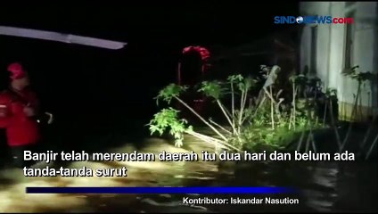 Warga Pandeglang Pasrah, Banjir Tak Kunjung Surut