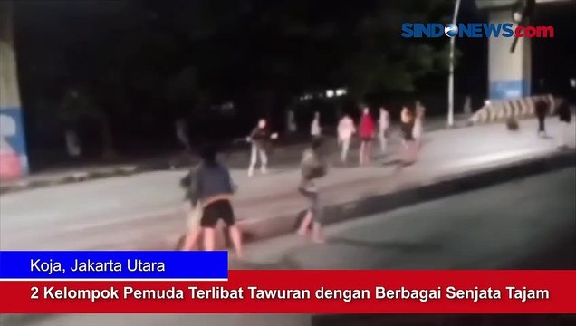 2 Kelompok Pemuda Terlibat Tawuran dengan Berbagai Senjata Tajam di Koja