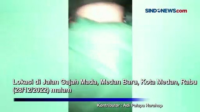 Ketahuan Mencuri Motor, 2 Pelaku Nyaris Tewas Dihakimi Massa di Kota Medan