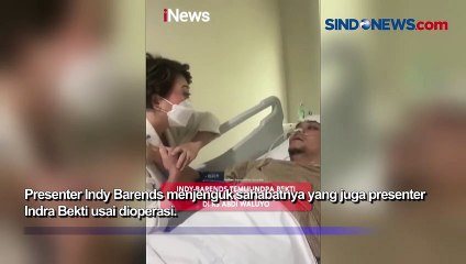 Haru, Begini Momen Indy Barends Jenguk Indra Bekti Pascaoperasi
