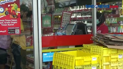 Rampok Minimarket, Uang Puluhan Juta Rupiah Raib