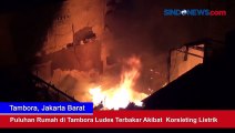 Kebakaran Hanguskan 40 Rumah di Permukiman Padat Penduduk di Tambora