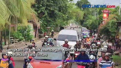 Amankan Malam Pergantian Tahun, Polisi Sekat Kota Maumere