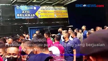 Momen Presiden Jokowi Blusukan di Tanah Abang, Warga Histeris Minta Sembako