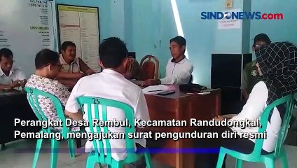 Dapat Beasiswa Pendidikan, Perangkat Desa Rembul Randudongkal Mengundurkan Diri
