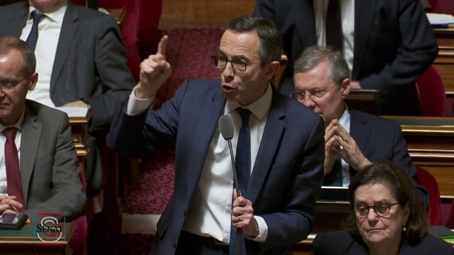 Bruno Retailleau, président du groupe LR au Sénat: L'obstruction, c'est une prise en otage de l'institution par une minorité