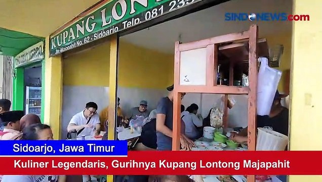 Kuliner Legendaris, Gurihnya Kupang Lontong Majapahit di Sidoarjo