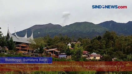 Gunung Marapi Status Waspada, Warga di Sumbar Dilarang Beraktivitas dalam Radius 3 KM