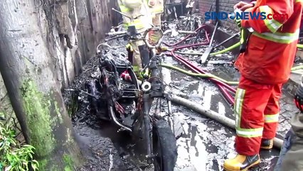 Kebakaran Hanguskan Rumah Makan di Kota Bandung, Kerugian Ditaksir Ratusan Juta