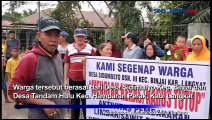 Minta Pabrik Limbah Sawit Ditutup, Warga di  Langkat Lakukan Aksi Demo