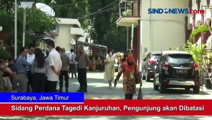 Sidang Perdana Tagedi Kanjuruhan, Pengunjung Dibatasi dan Terdakwa Dihadirkan secara Daring