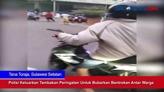 Polisi Keluarkan Tembakan Peringatan Untuk Bubarkan Bentrokan Antar Warga di Tana Toraja