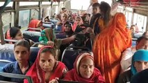 रोडवेज बसों में मुफ्त यात्रा से खिले महिलाओं के चेहरे, देखे वीडियो