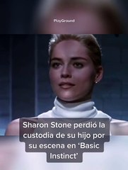 Sharon Stone reveló que su expareja usó su escena de Basic Instinct para quitarle la custodia de su hijo