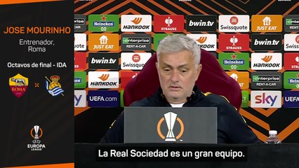 El halago total de Mourinho a la Real Sociedad de Imanol