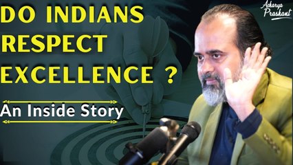 Do Indians respect excellence? An inside story || Acharya Prashant, with IIT-Ropar (2023)