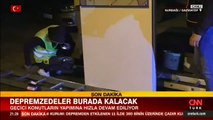 Fulya Öztürk canlı yayında deprem bölgesindeki geçici konutları gösterdi