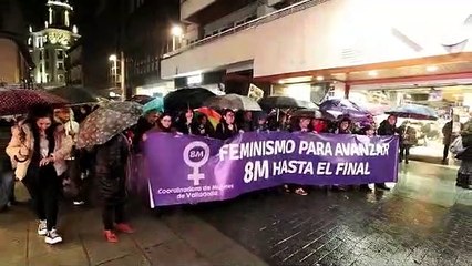 Manifestación del 8M en las calles de Valladolid