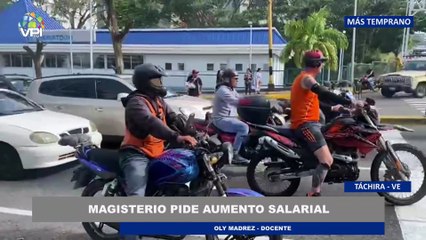 Magisterio pide aumento salarial - 08Mar