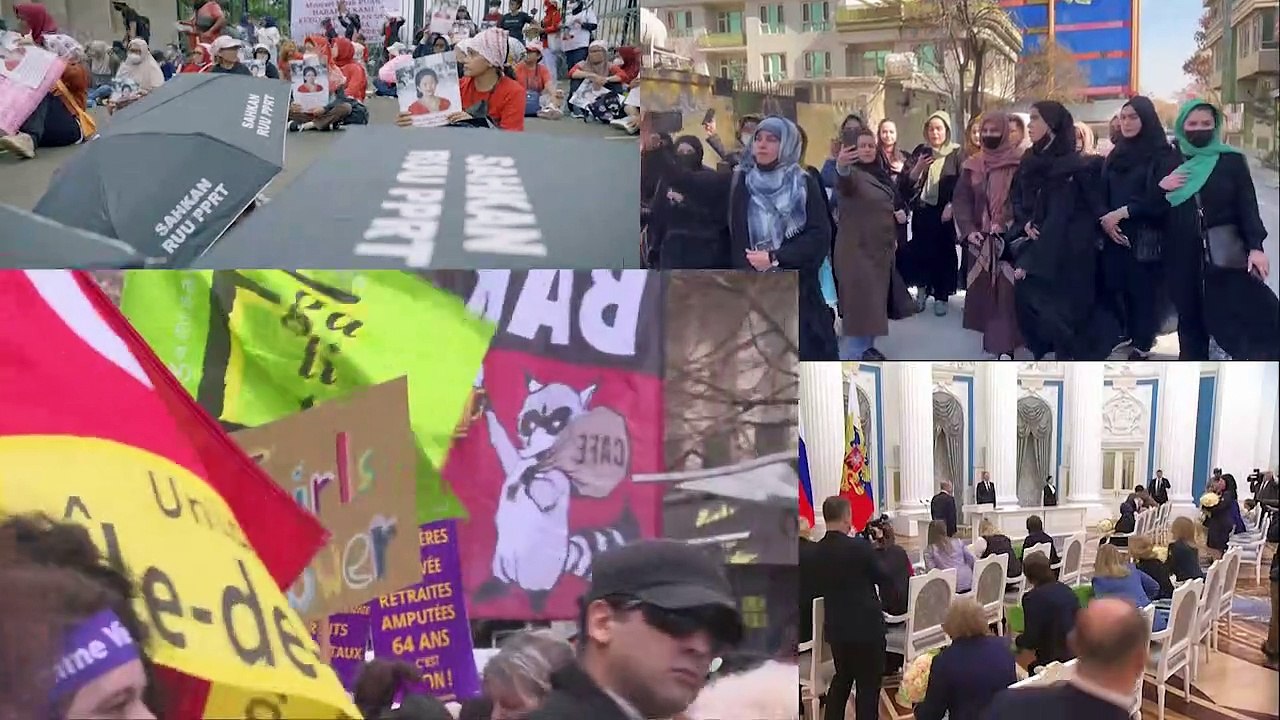 Journée du 8 mars : les femmes se mobilisent pour leurs droits, bafoués à travers le monde