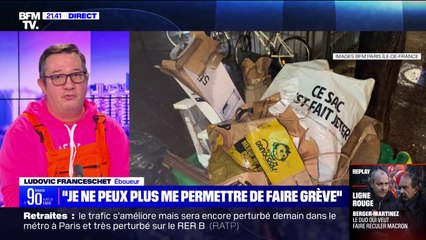 Retraites: pour Ludovic Franceschet, éboueur, "on peut agir autrement qu'en bloquant le pays"