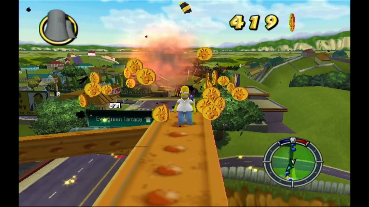 The Simpsons: Hit & Run - Level 1: Homer