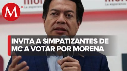 Mario Delgado llama a simpatizantes de MC votar por Morena; "no se van a arrepentir"