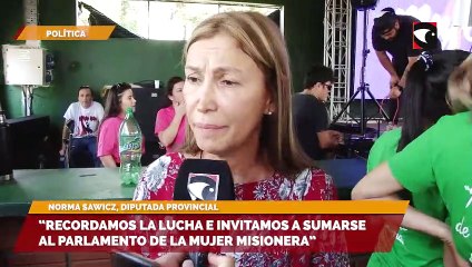 “Recordamos la lucha e invitamos a sumarse al Parlamento de la Mujer Misionera”