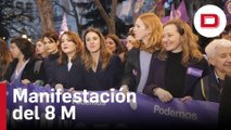 Tensión sectaria en las marchas por el 8-M: en el feminismo caben todos, menos la derecha
