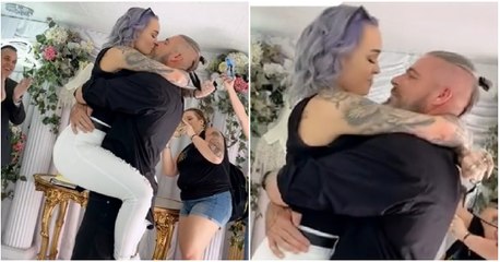 Joven genera polémica tras contraer matrimonio con su padrastro