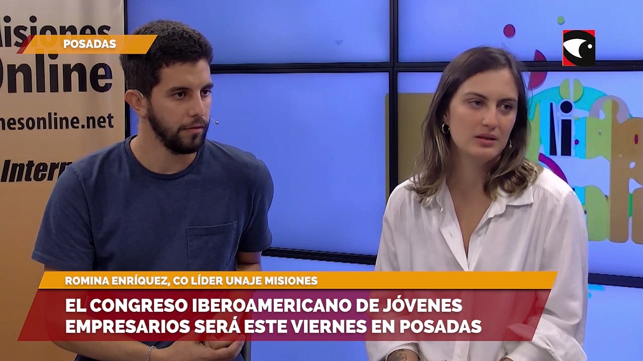 Nicolás y Romina invitaron a participar de "Switchear", el congreso iberoamericano que será este viernes el 10 de marzo en Posadas