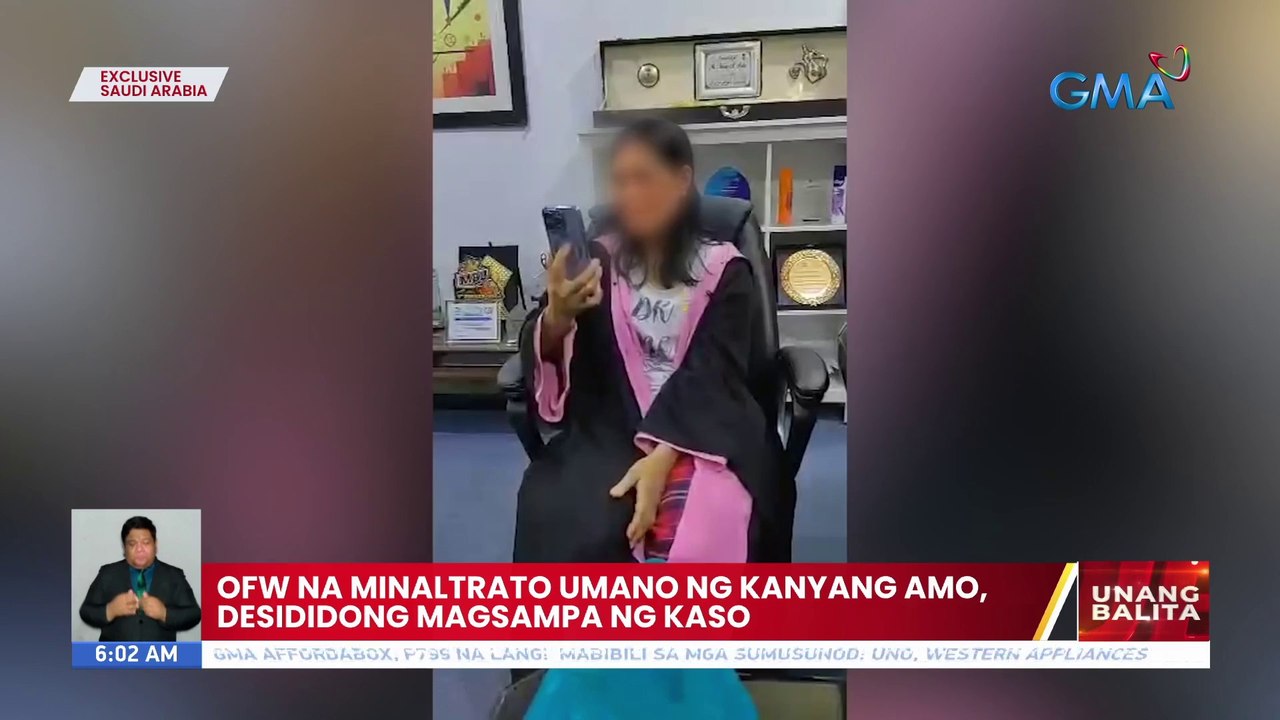 OFW na minaltrato umano ng kanyang amo, desididong magsampa ng kaso | UB