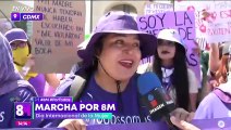 Mujeres alzan la voz y exigen justicia en la CDMX este 8 de marzo