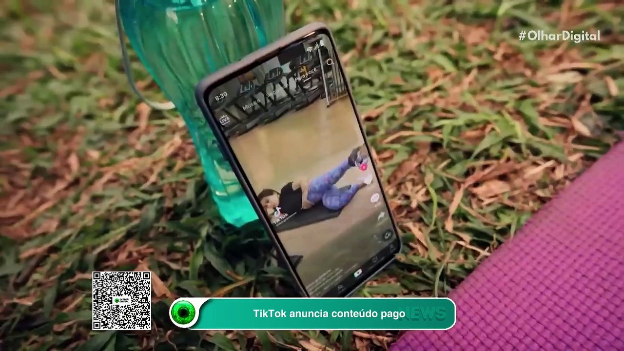 TikTok anuncia conteúdo pago