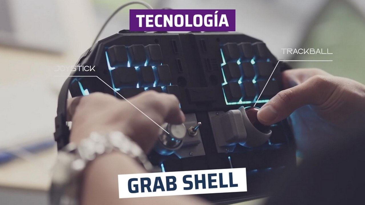 CH] Grab Shell, el teclado que se transforma en gamepad - Vídeo 