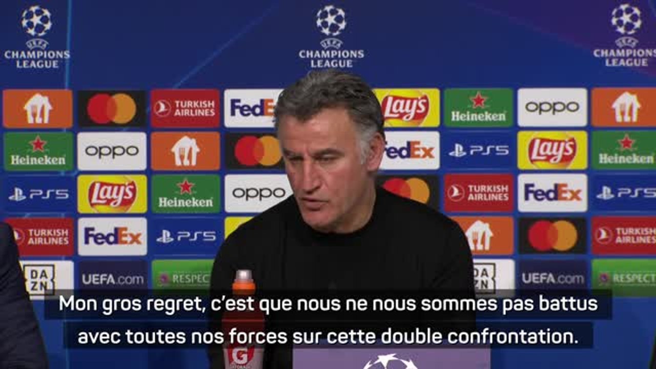 8es - Galtier : "Nous ne nous sommes pas battus avec toutes nos forces"