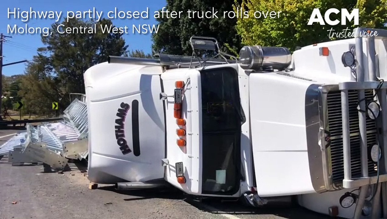 Truck rolls over in Molong | March 9, 2023 | Central Western Daily