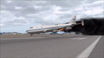Nasa Airplane Emergerncy Landing gone wrong after All engine failed [XP 11]