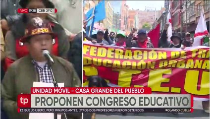La COB dice que acordó con el Gobierno un congreso educativo por la malla curricular