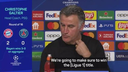 Galtier 'regrets' not having fully fit PSG squad for Bayern tie