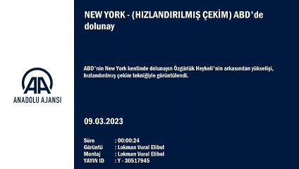 ABD’de dolunay böyle görüntülendi