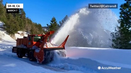 Wintry weather returns to the West